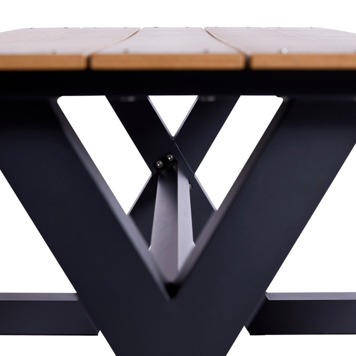 Bord-/bänkset X-modell Teak 176 x 151 cm  Hortus